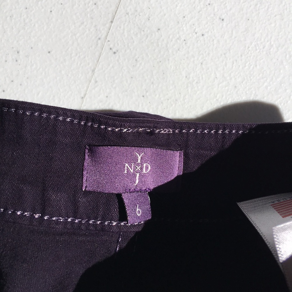 NYDJ Women Size 6 Purple Straight Leg Jeans - Picture 4 of 6